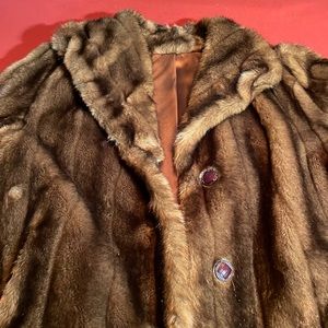 Faux fur jacket